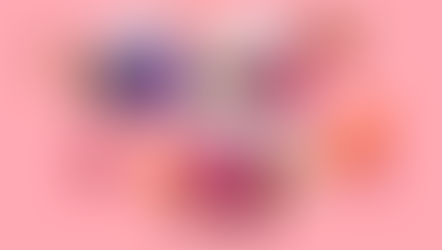 Colorful OLLY supplement jars with labels: Goodbye Stress, Daily Energy, Laser Focus, Hello Happy, Sleep. Colorful geometric background.