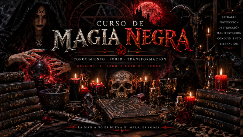 🖤🔮 CURSO DE MAGIA NEGRA 🔮🖤