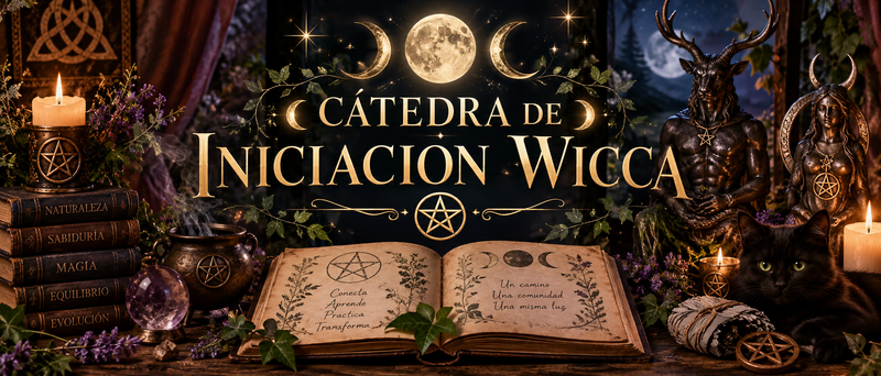 ✨CÁTEDRA DE INICIACIÓN WICCA** ✨