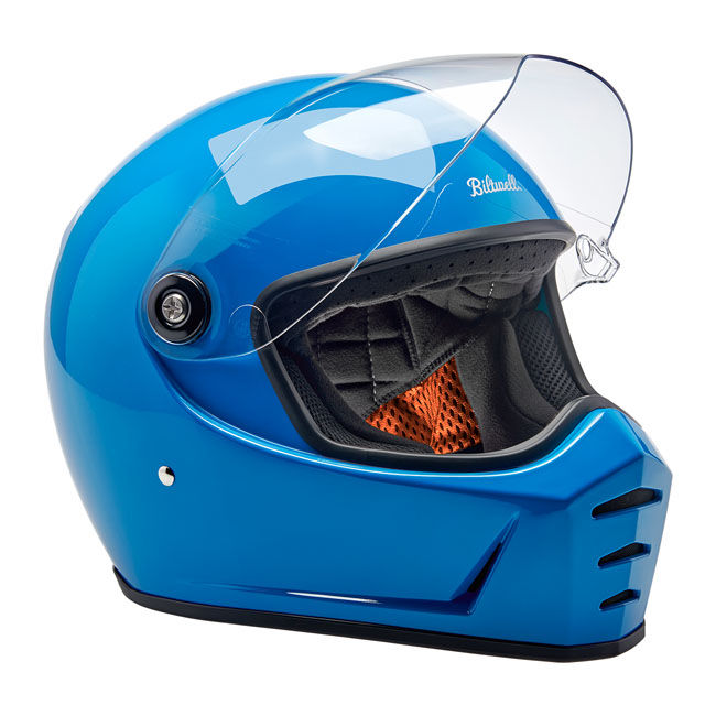 Thumbnail: Biltwell Lane Splitter Helmet - Tahoe Blue