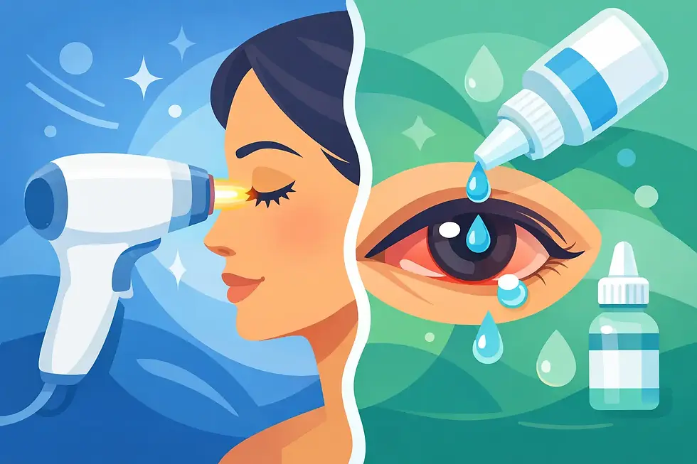 IPL vs Eye Drops for Dry Eye Relief
