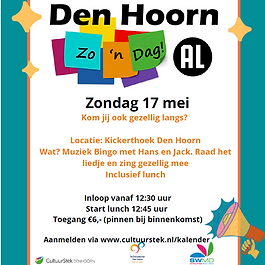 Een muzikale bingo met verteller Hans en DJ Jack. Raad het lied en zing mee!
Het was weer volle bak en super gezellig!