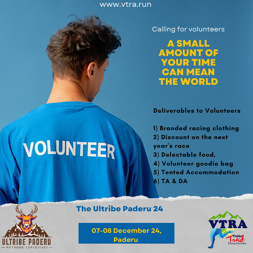 Sign up to be part of VTRA'S ULTRIBE Volunteering grp