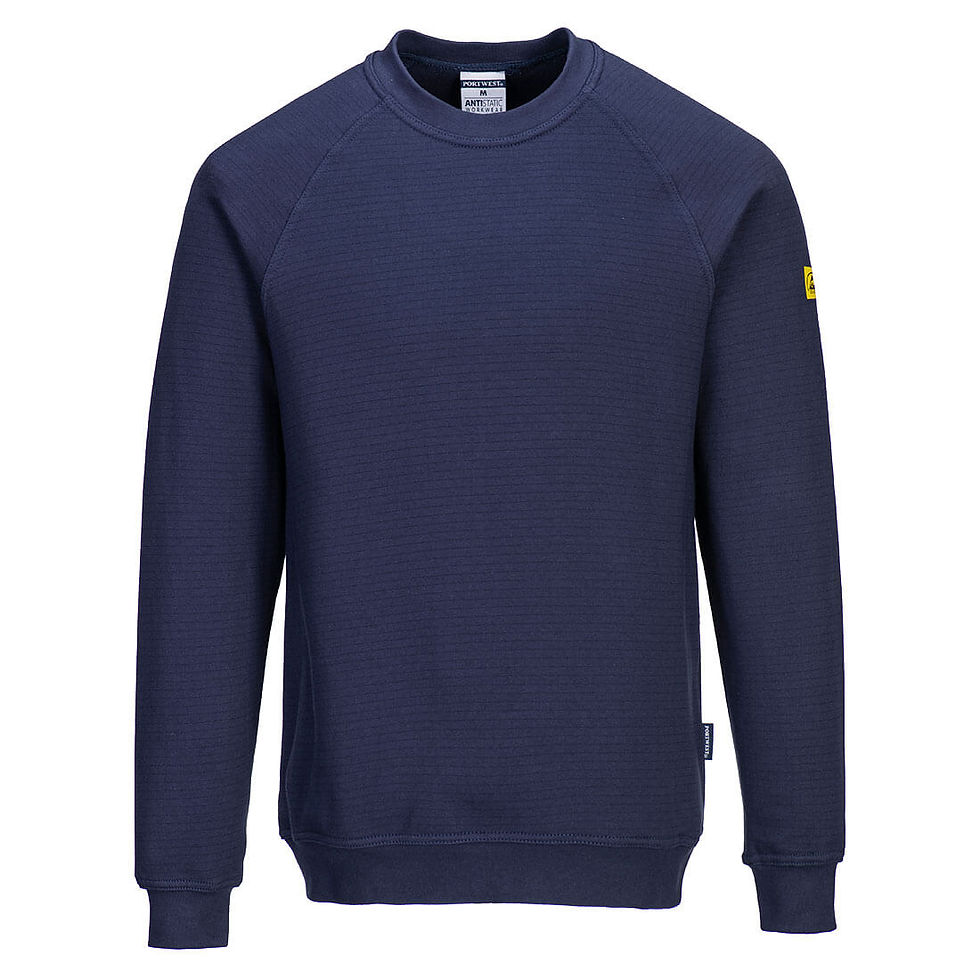 Miniaturbild: Portwest AS24 - Antistatisches ESD-Sweatshirt