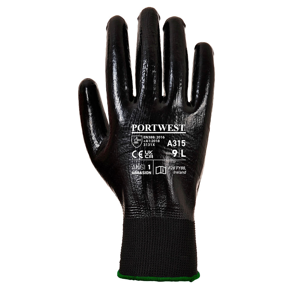Miniaturbild: Portwest A315 - All-Flex Grip Handschuh in schwarz