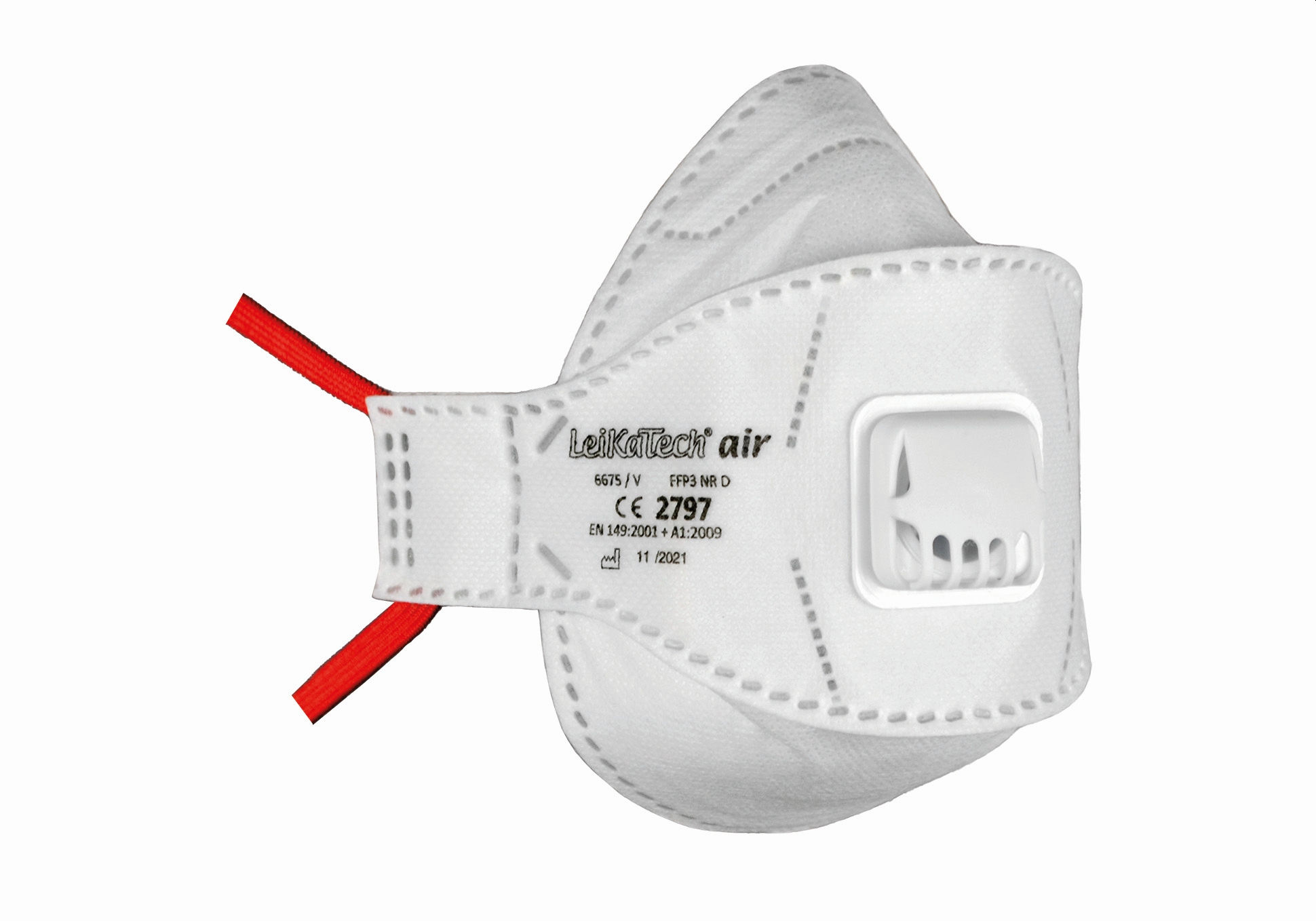 RL 6675 • Faltmaske FFP3 NR D mit Ventil •
LeiKaTech-Air