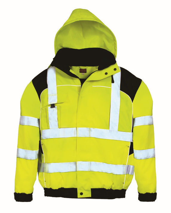 Miniaturbild: "480970 • LeiKaTex® • Pilotenwarnschutzjacke • neongelb / schwarz