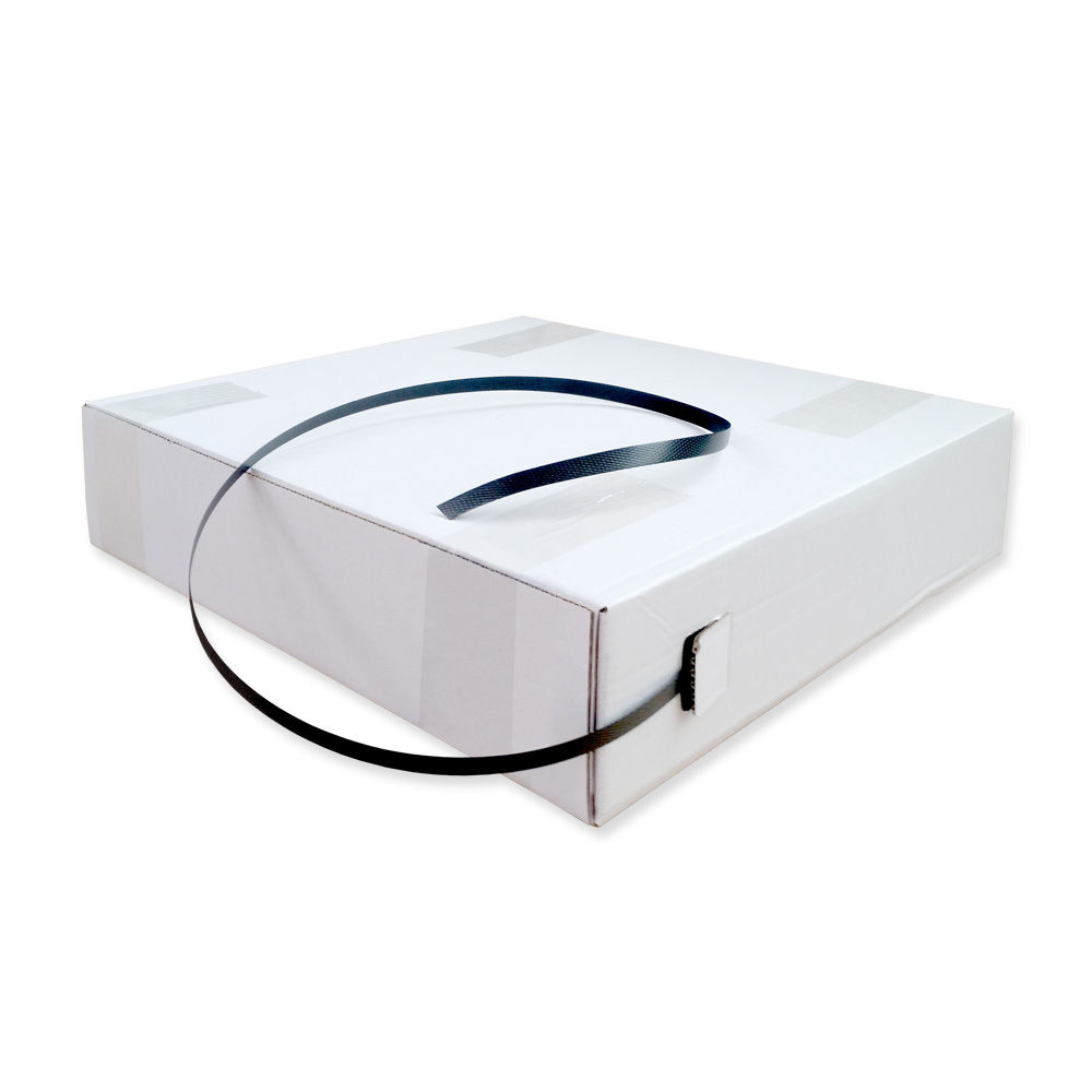 PP-Umreifungsband im Spenderkarton - schwarz (12,00 mm x 0,45 mm)