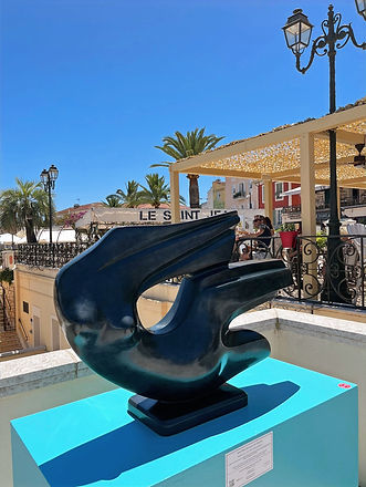 Sirène (Mermaid) - Bronze Sculpture by Alfred Basbous - Saint-Jean-Cap-Ferrat, French Riviera