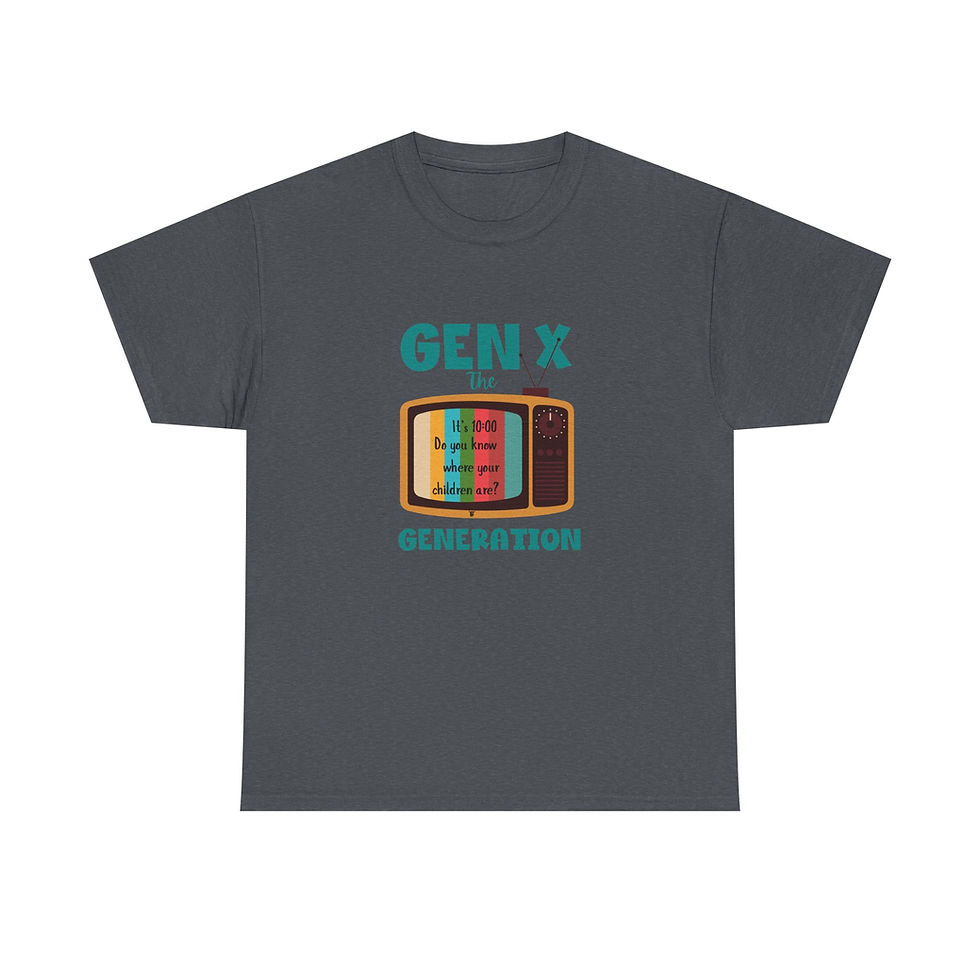 Thumbnail: Gen X Unisex Tee - 'It's 10:00 Do You Know Where Your Children Are' Shirt