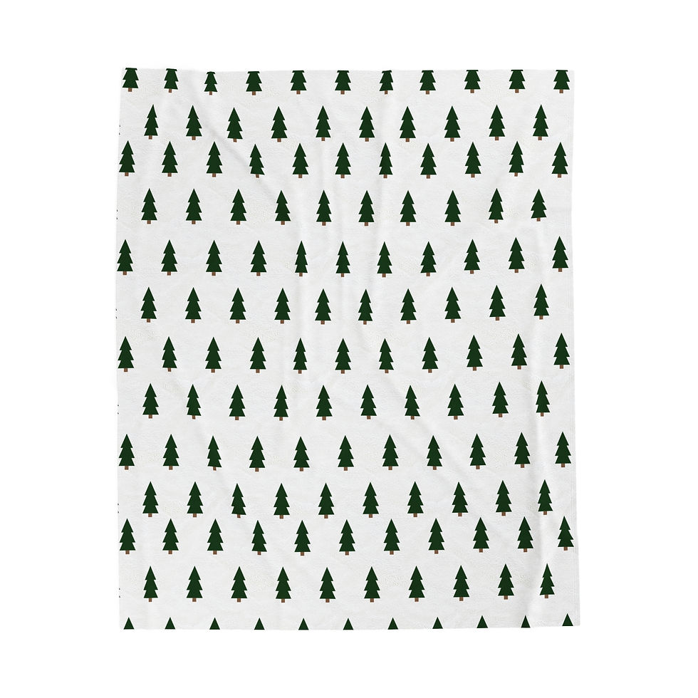 Thumbnail: Christmas Velveteen Plush Blanket