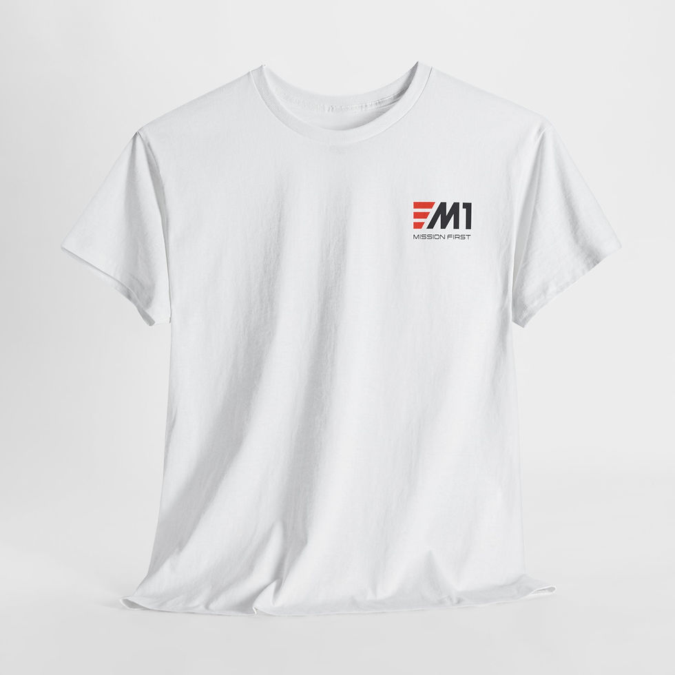 Thumbnail: Mission First Unisex Heavy Cotton Tee - Casual Comfort Wear