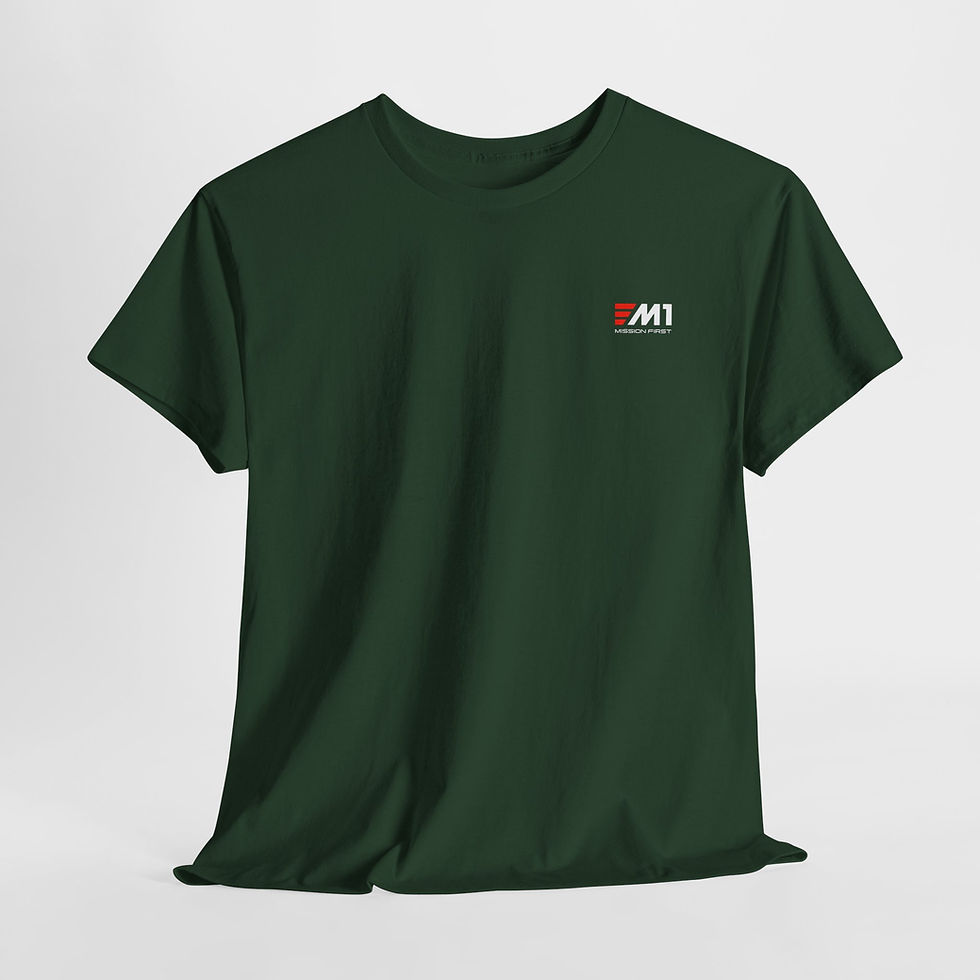 Thumbnail: Mission First Unisex Heavy Cotton Tee - Casual Comfort Wear