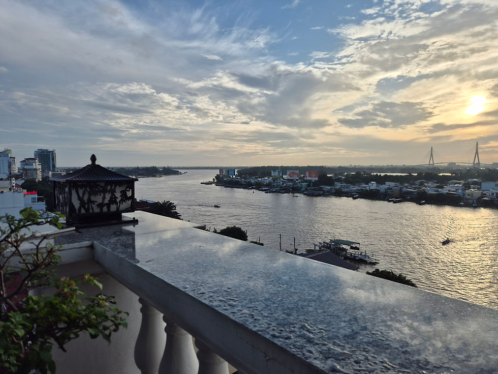 Sunrise in Can Tho Vietnam