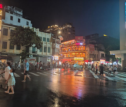 Night Market Hanoi Vietnam