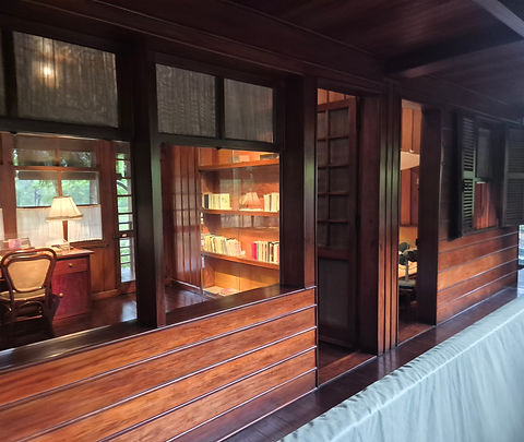 Ho Chi Minh's home.