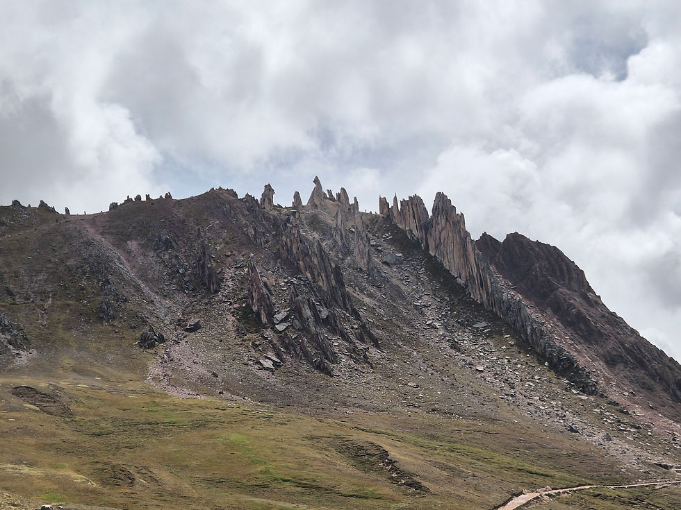 Stone Forest Palccoyo Rainbow Mountain Peru