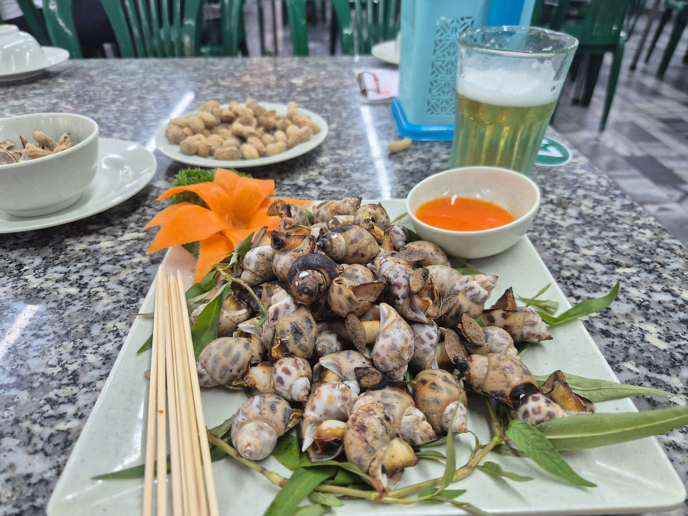 Ốc hương nướng Grilled Sea Snails