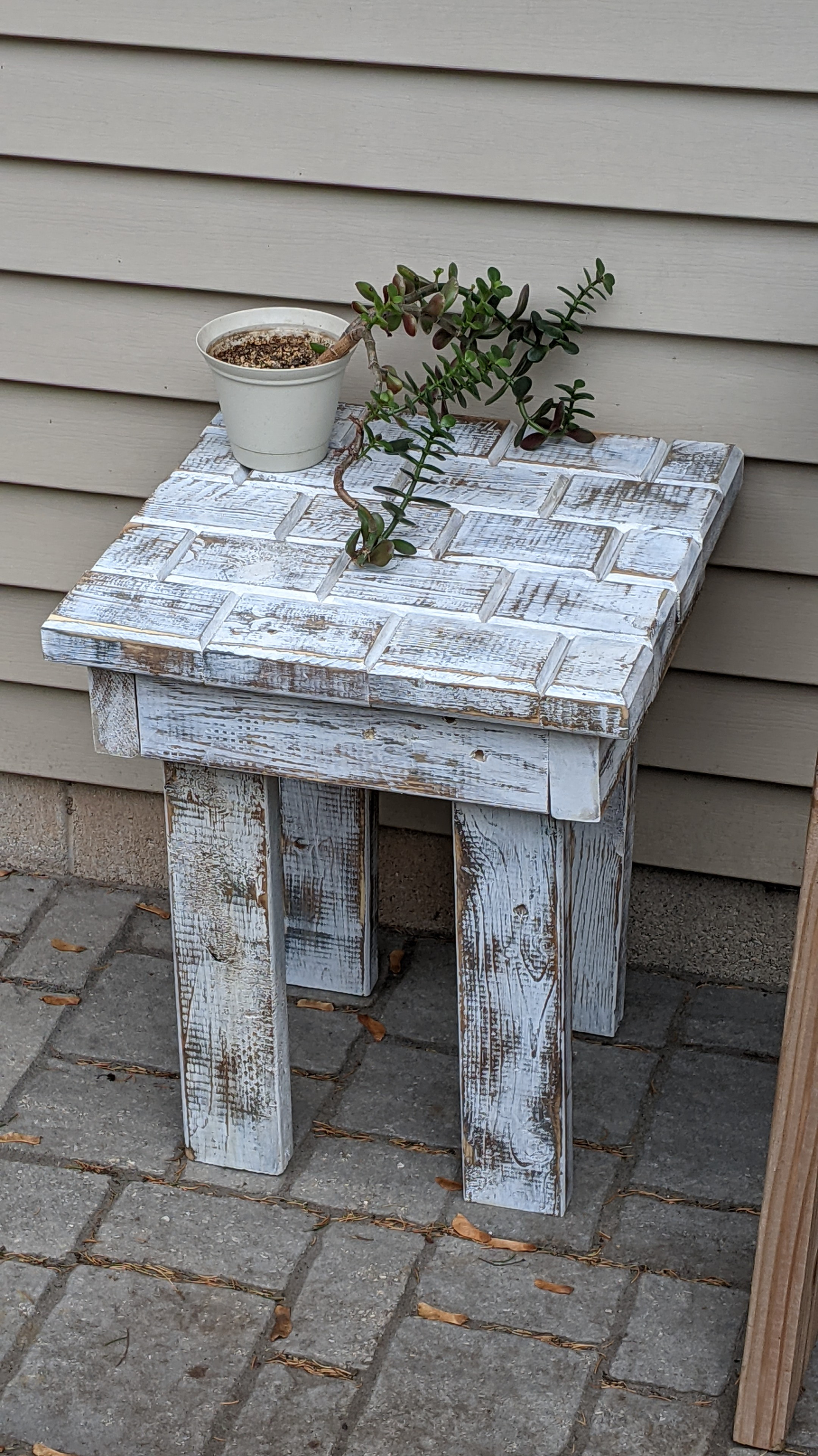Farmhouse style end tables