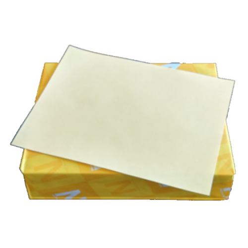 Ivory plain paper 8.5 x 11