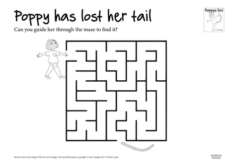 Poppy's Tail - Maze Activity Sheet