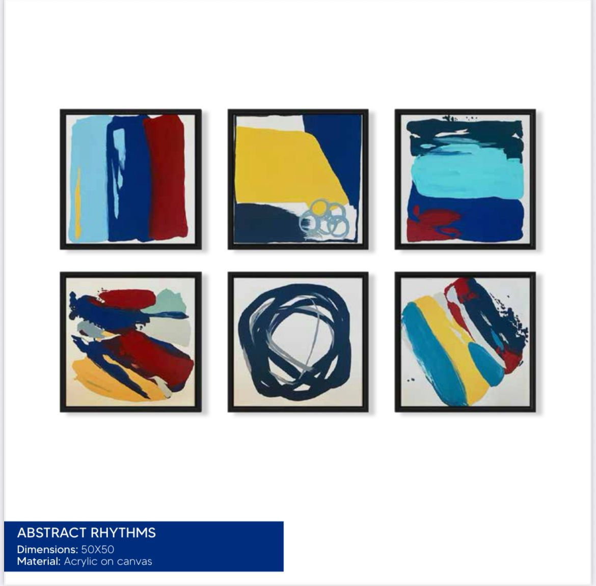 Abstract Rhythms Akrilik Tablo