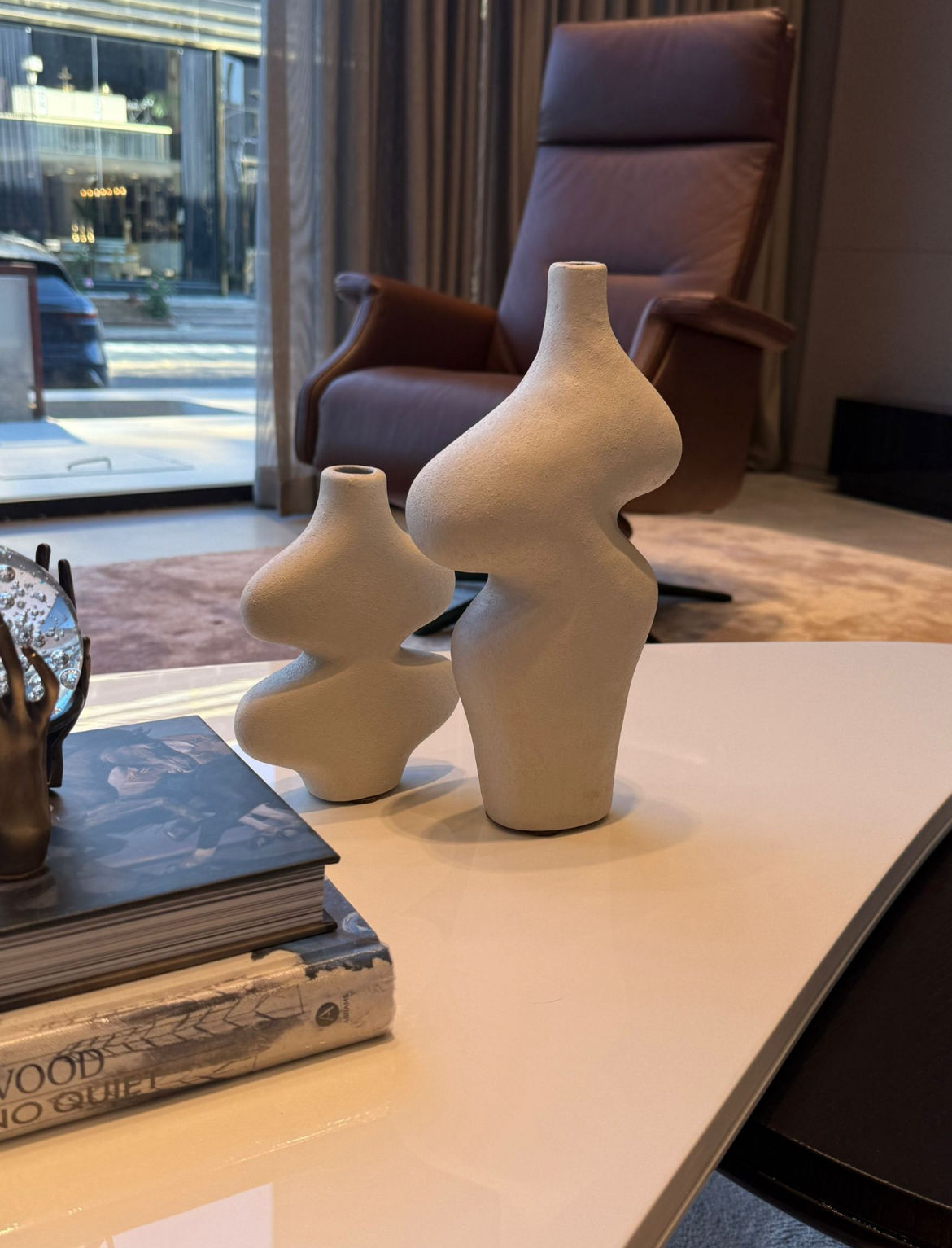  Vizon Geometrik Vazo İkili Set