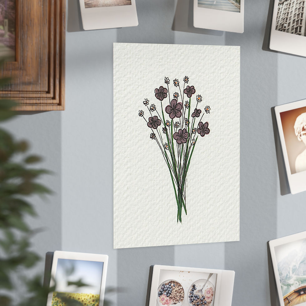 Thumbnail: Purple Bouquet 5x7