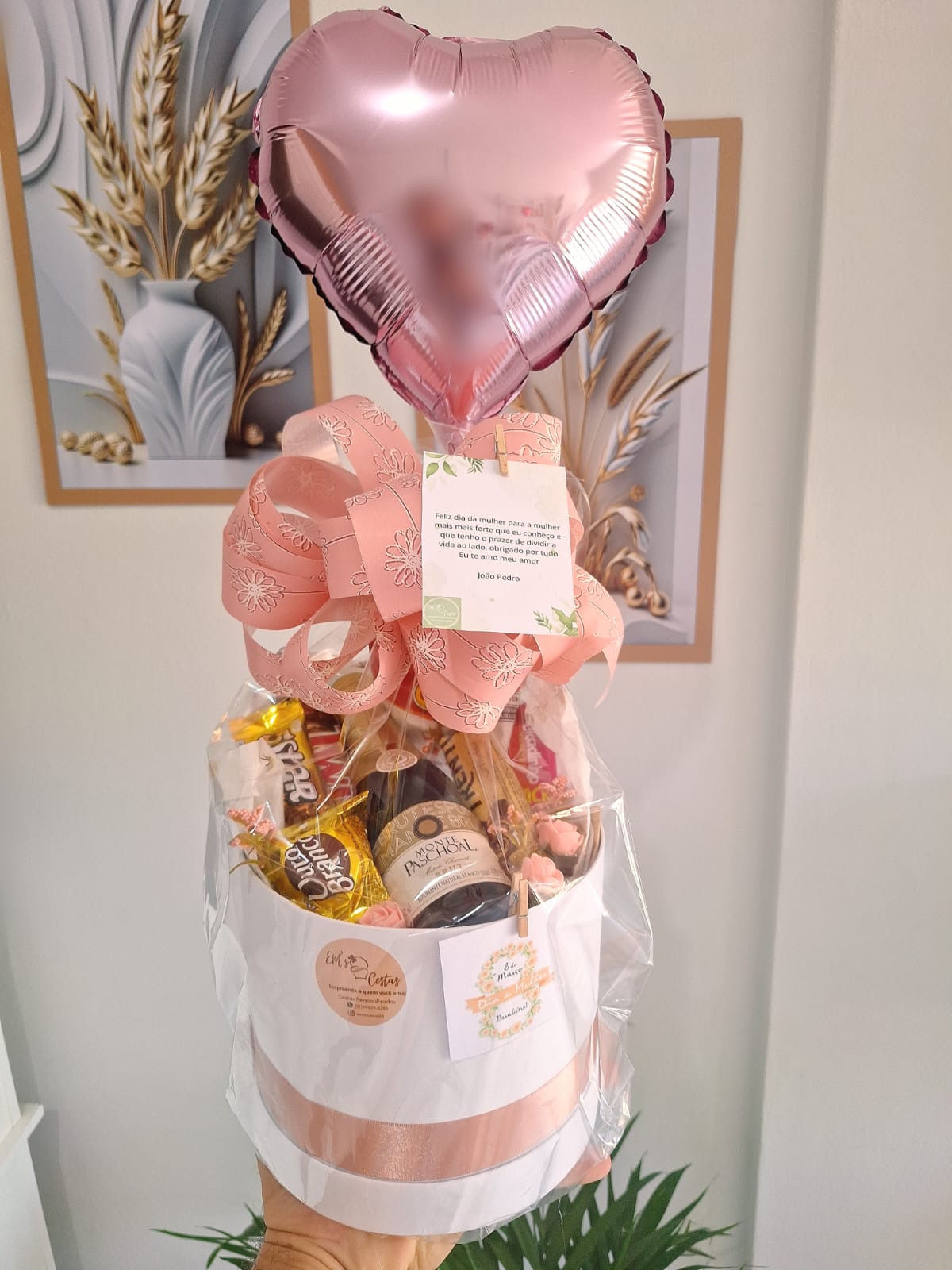 Box Espumante e chocolate