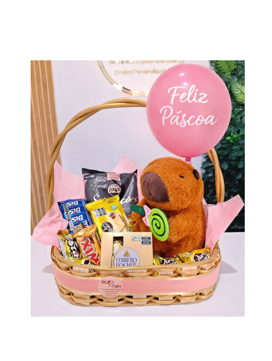 Cesta Páscoa Fofinha