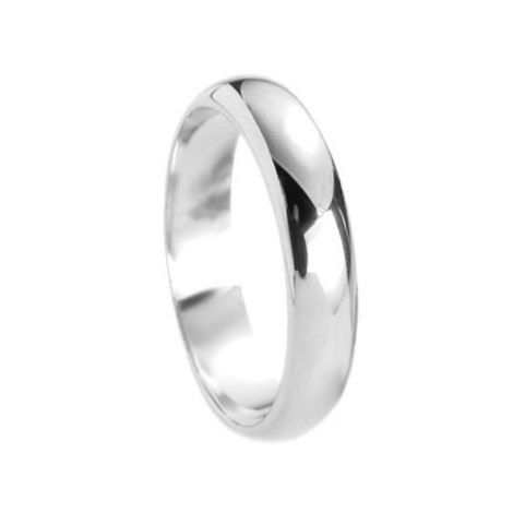 Thumbnail: 18ct Welsh White Gold D Shaped Wedding Ring