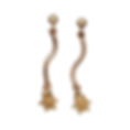 Welsh Gold Daffodil Drop Earrings