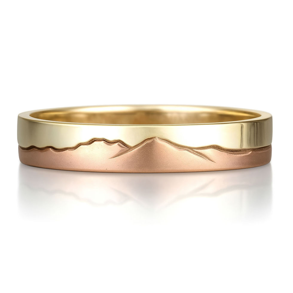 Welsh Gold Yr Wyddfa (Mount Snowdon) Ring