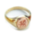 Gold Ladies Welsh Dragon Ring