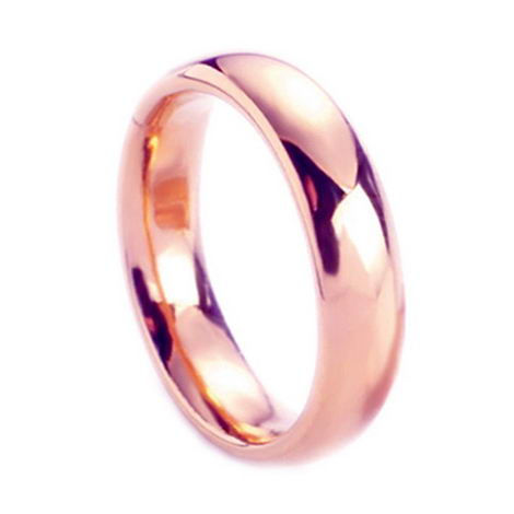 Thumbnail: Welsh 9ct Rose Court Shaped Wedding Ring