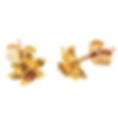 Welsh Gold Daffodil Stud Earrings
