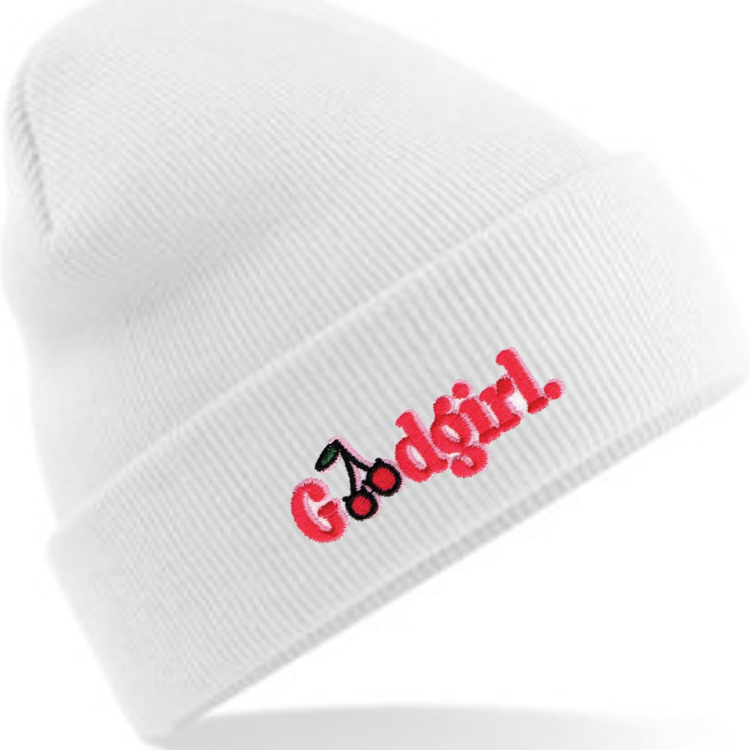 Daisy White Goodgirl Beanie
