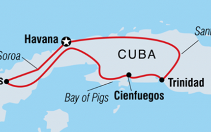 Image showing trip itinerary