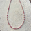Miniature : Collier ras de cou, perles et rhodocrosite
