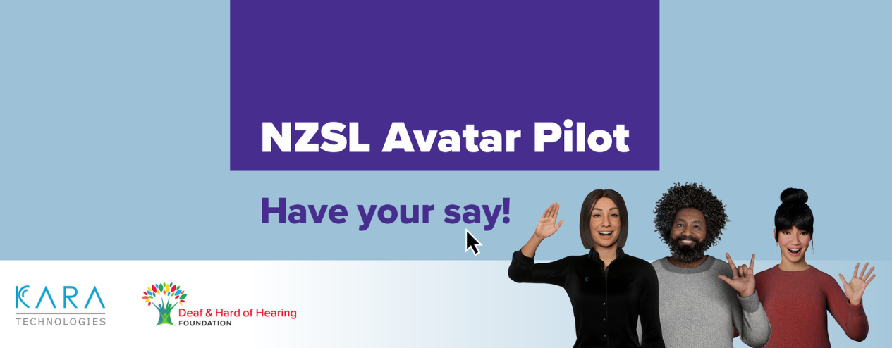 3 NZSL avatars using sign language