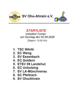 Volksfestturnier 2026