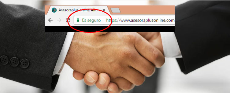 Sitio web seguro, certificado SSL