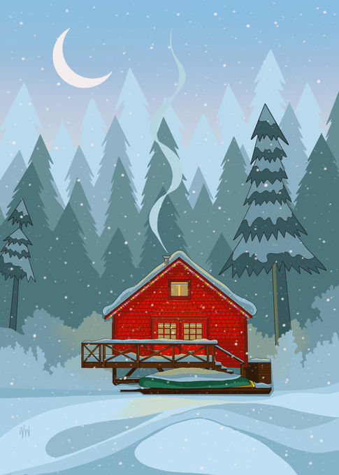 The Little Red Cabin