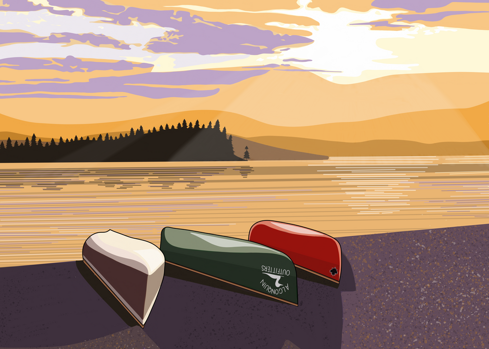 Sunset in Algonquin