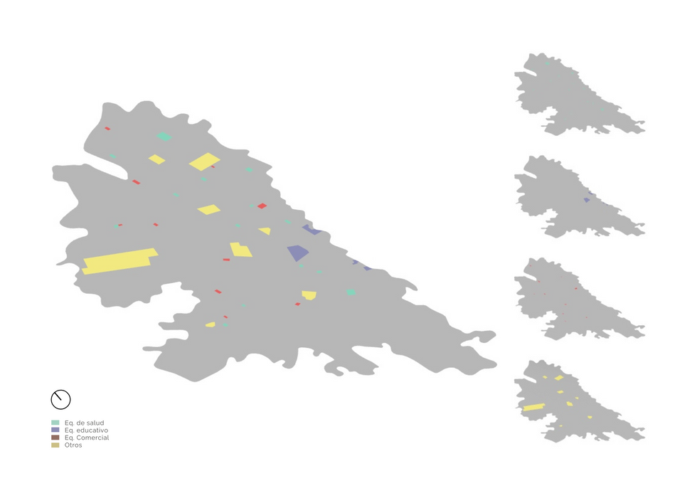 Equipamientos a nivel urbano