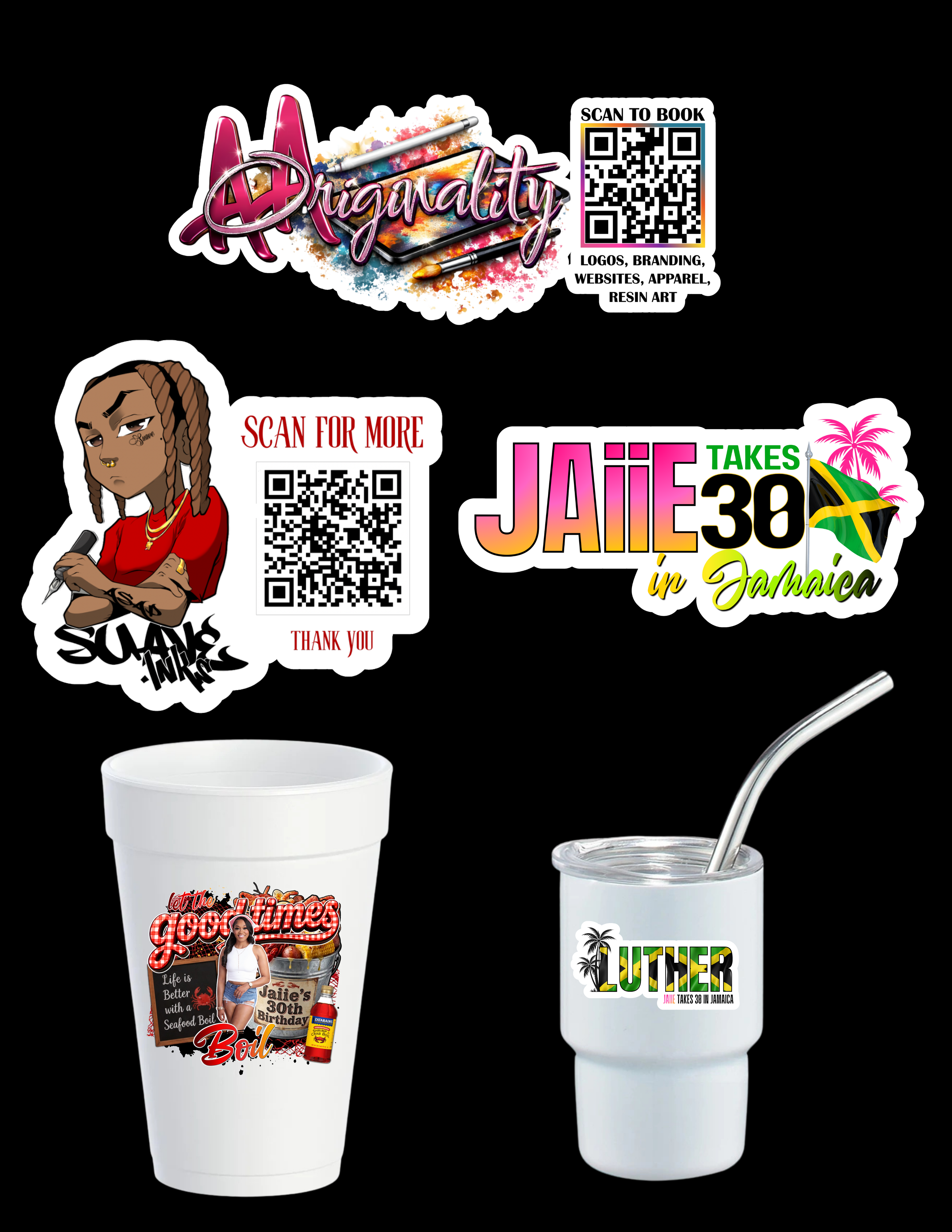 UV Sticker Deposit