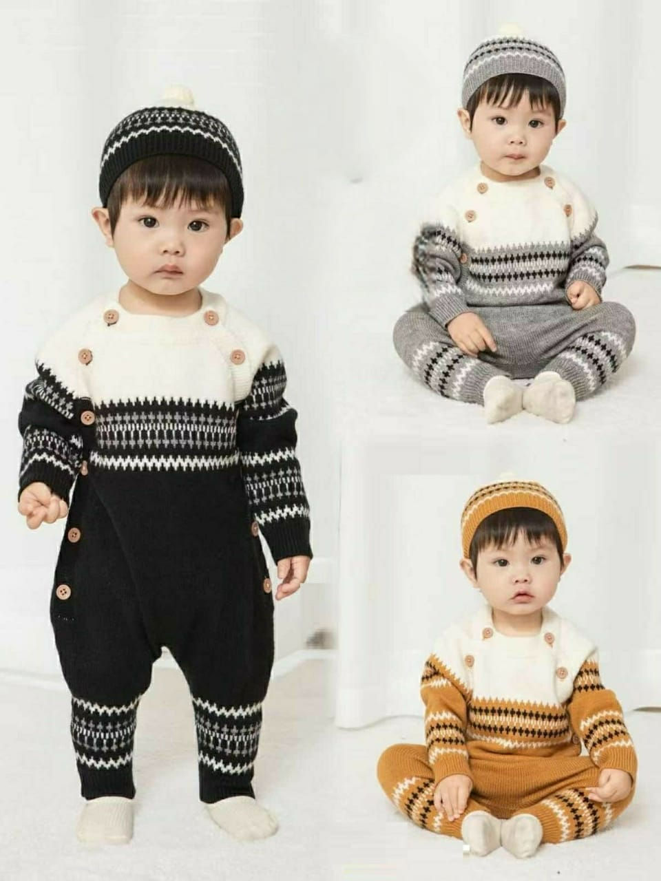 baby winter romper