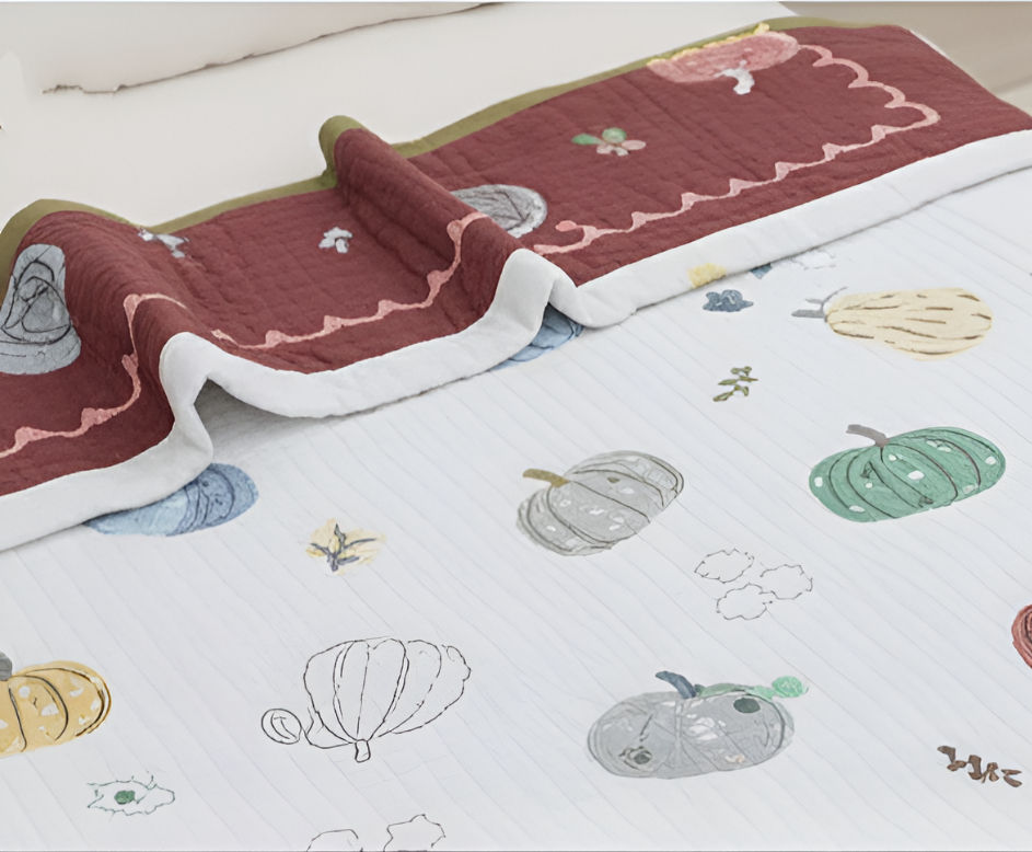 breathable cotton blanket