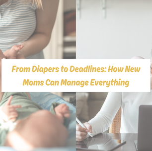 working moms, how to manage kids and work