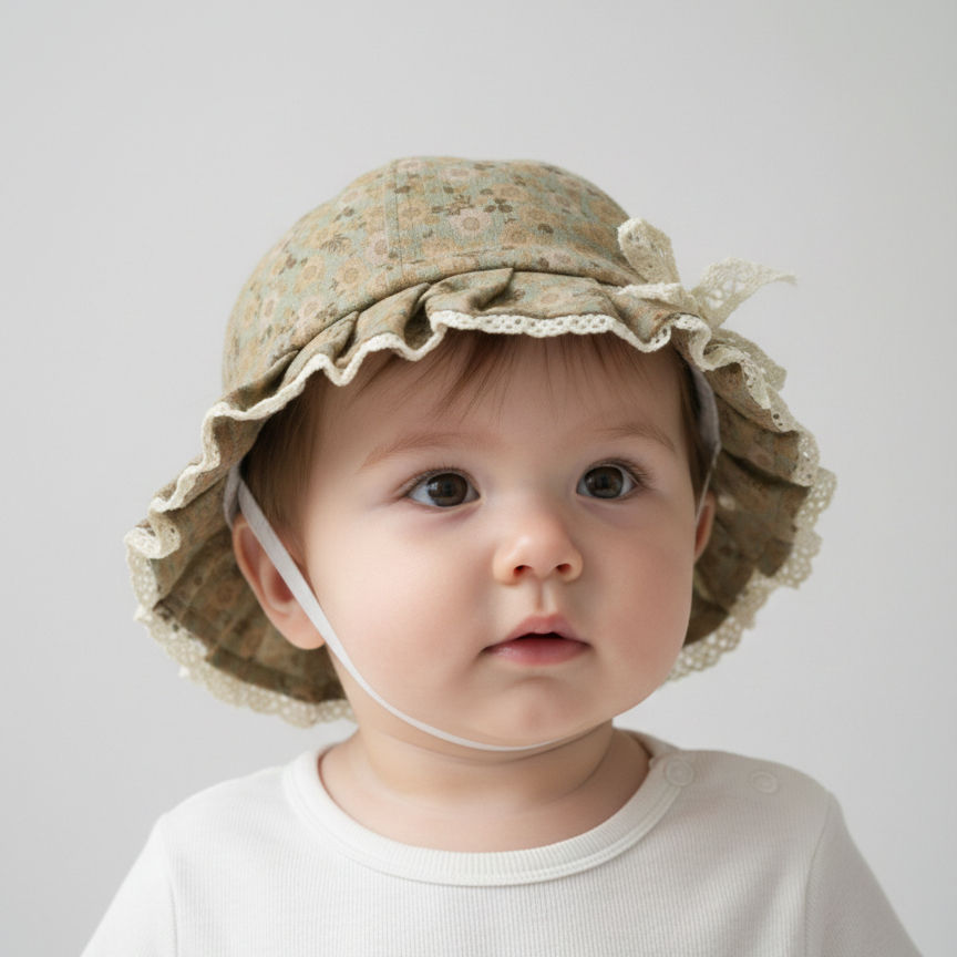 cotton baby cap